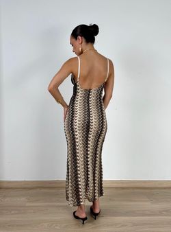 Vestido Mónaco marrón