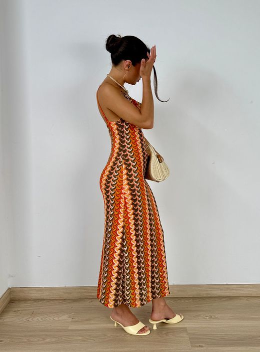 Vestido Mónaco naranja