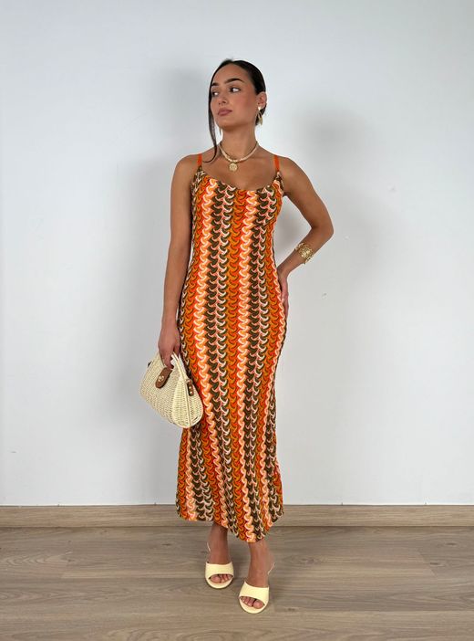 Vestido Mónaco naranja