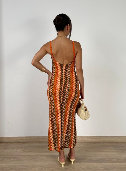 Vestido Mónaco naranja