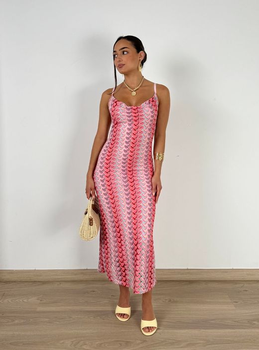 Vestido Mónaco rosa