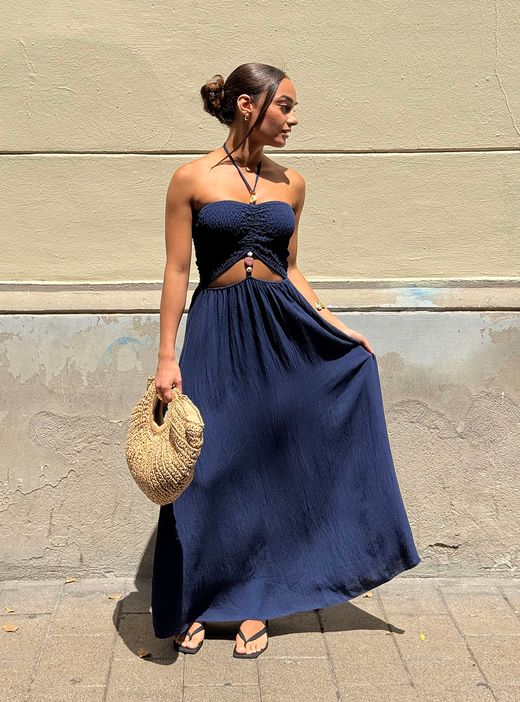 Vestido Nerja azul