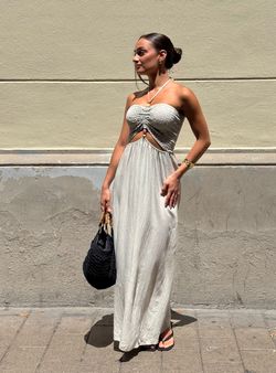 Vestido Nerja beige