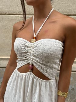 Vestido Nerja crudo