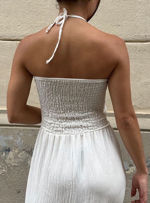 Vestido Nerja crudo