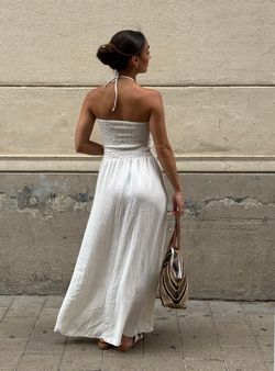 Vestido Nerja crudo