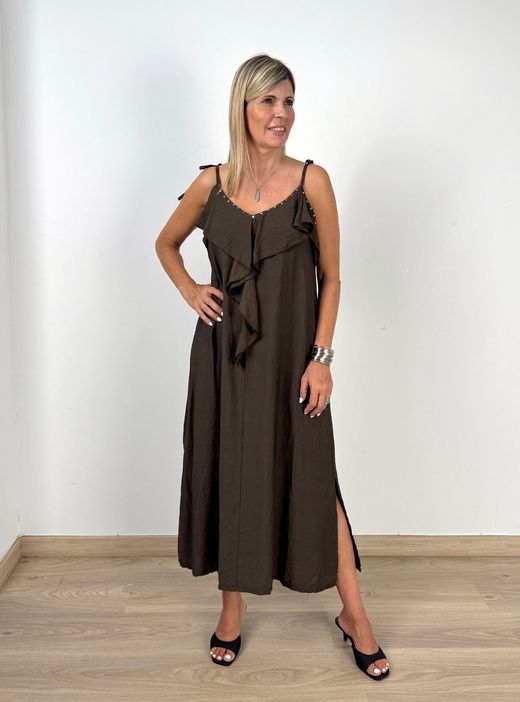 Vestido Sorrento marrón