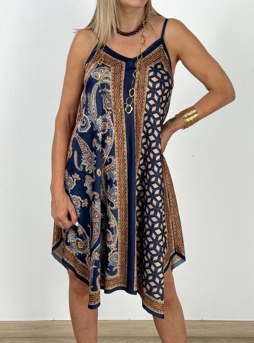 Vestido Syra azul marino