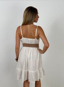 Vestido Valentina crudo-marrón