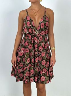 Vestido Vera marrón-rosa