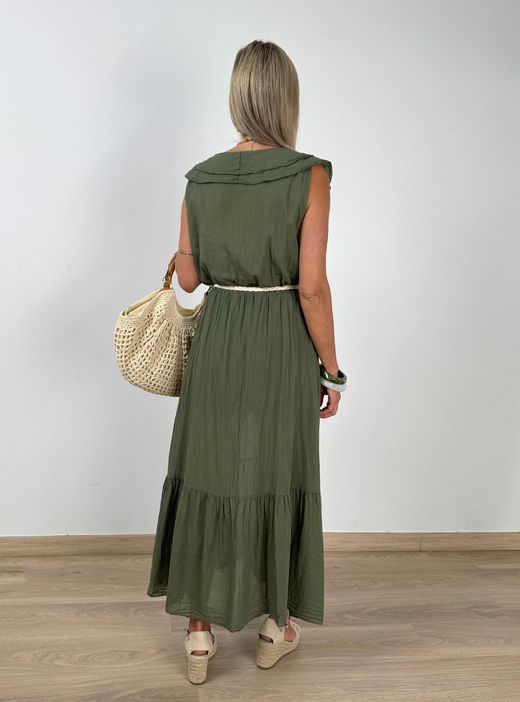 Vestido Voramar kaki