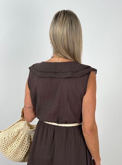 Vestido Voramar marrón