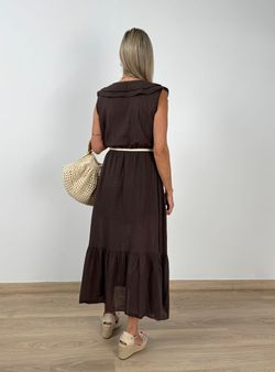 Vestido Voramar marrón