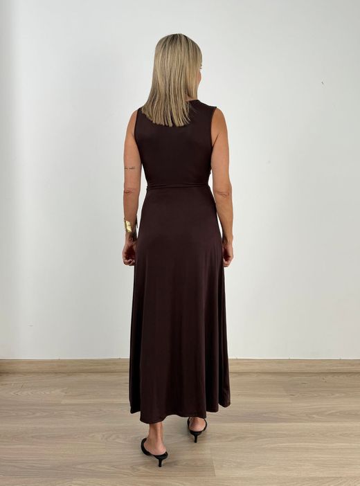 Vestido Zahara marrón