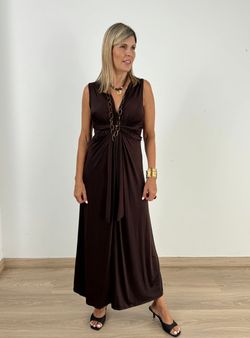 Vestido Zahara marrón