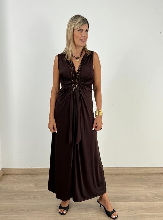 Vestido Zahara marrón