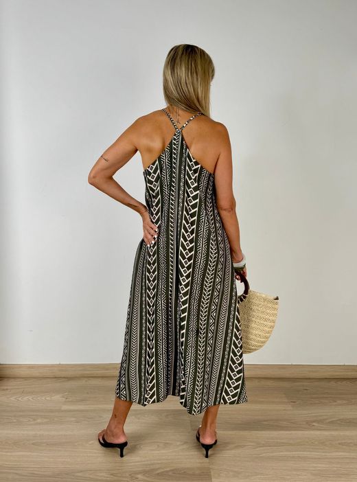 Vestido Zanzíbar kaki