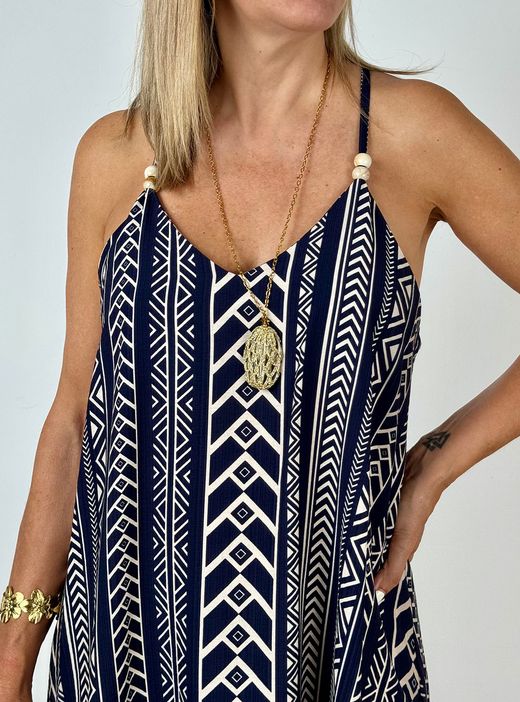 Vestido Zanzíbar marino