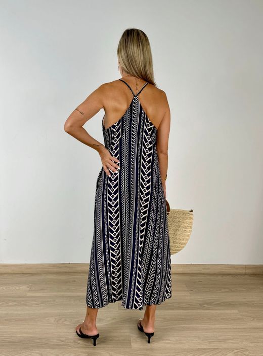 Vestido Zanzíbar marino